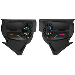 Can-Am Maverick X3 Door Speaker Panels Loaded with NXL-IQ 6.5" 2-Way Coaxial Marine Speakers and Digital LED Badge - DS18