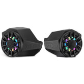 Can-Am Maverick X3 Kick Panel Speaker Pods Loaded with NXL-IQ 6.5" 2-Way Coaxial Marine Speakers and Digital LED Lights