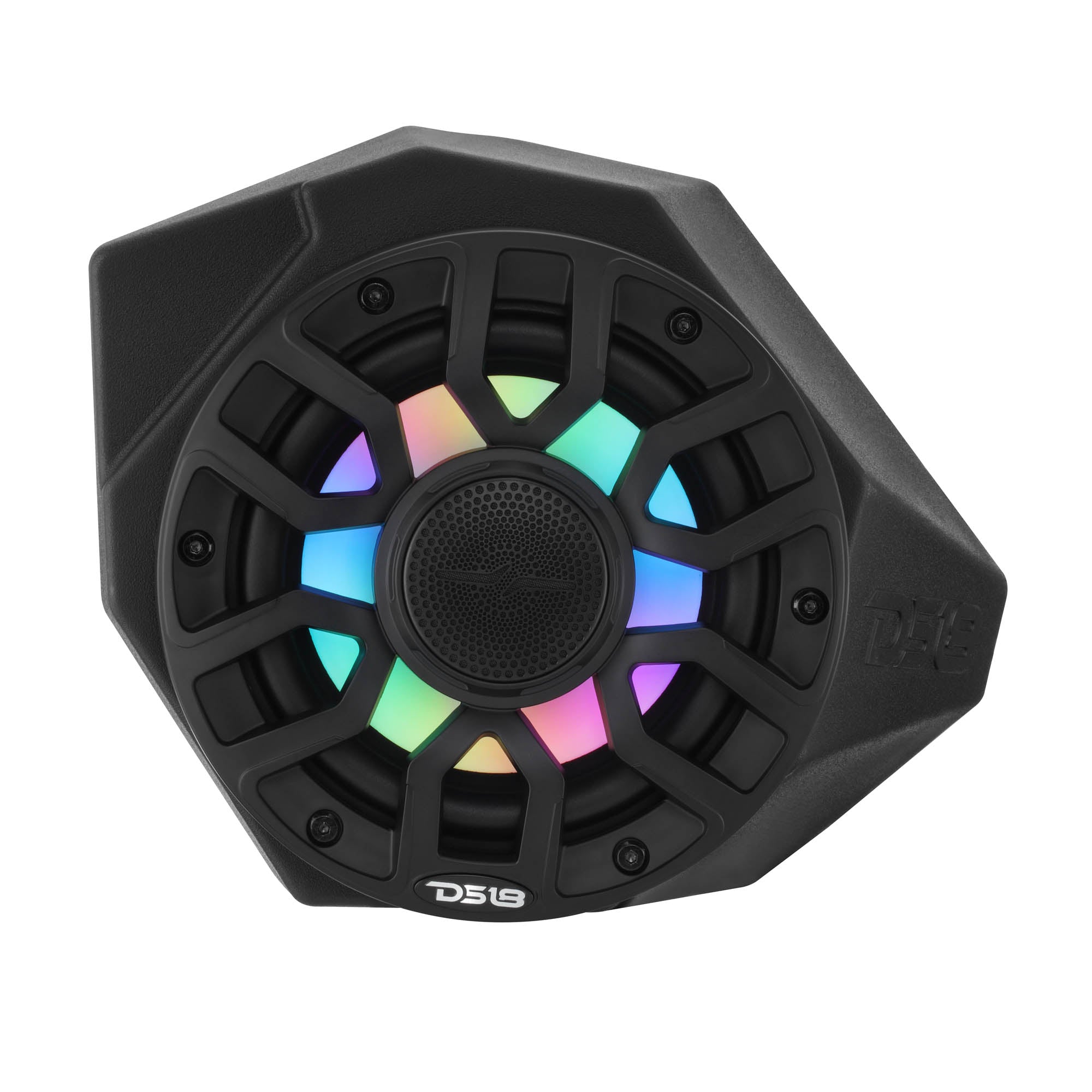 Can-Am Maverick X3 Kick Panel Speaker Pods Loaded with NXL-IQ 6.5" 2-Way Coaxial Marine Speakers and Digital LED Lights