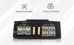 CANDY Compact Full-Range Class D 4-Channel Amplifier 1600 Watts - DS18