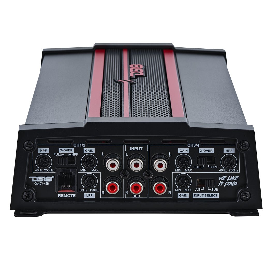 CANDY Compact Full-Range Class D 5-Channel Amplifier 2000 Watts - DS18