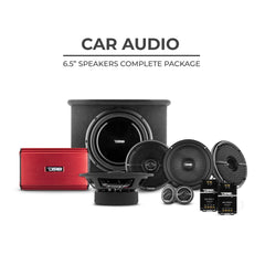DS18 CARPK-2 ZXI High Volume Complete System 6.5 Package with powered 12 inch subwoofer - DS18
