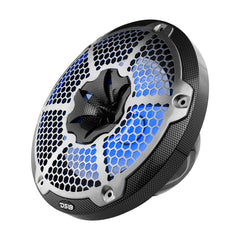 NXL 10" 2-Way Coaxial Marine Speaker With LED RGB Lights 200 Watts Rms 4-Ohm -Black Carbon Fiber - DS18