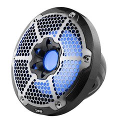 NXL 10" Marine Subwoofer With LED RGB Lights 300 Watts Rms SVC 4-Ohm -Black Carbon Fiber - DS18