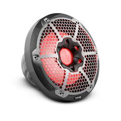 NXL 10" Marine Subwoofer With LED RGB Lights 300 Watts Rms SVC 4-Ohm -Black Carbon Fiber - DS18