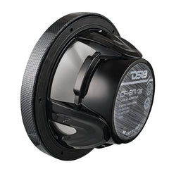 NXL 8" 2-Way Coaxial Marine Speaker With LED RGB Lights 125 Watts Rms 4-Ohm - Black Carbon Fiber - DS18