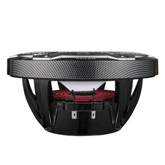NXL 8" 2-Way Coaxial Marine Speaker With LED RGB Lights 125 Watts Rms 4-Ohm - Black Carbon Fiber - DS18