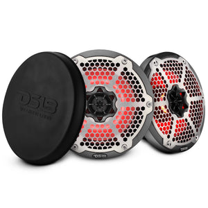 8” Marine 2-Way Hybrid Speaker with RGB LED, Compression Driver and Neodymium Magnet | 350W RMS 4-Ohm - DS18
