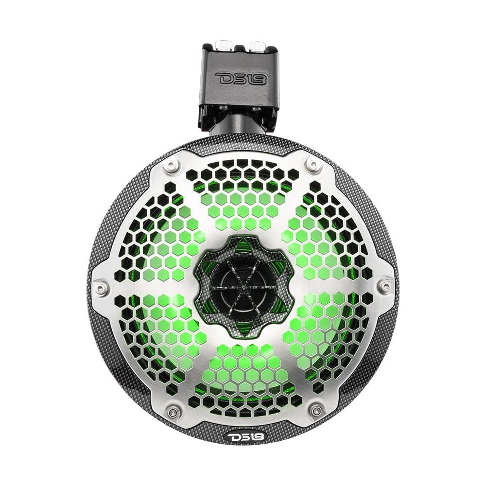 Jeep Gladiator JT Mounting Bar + 4x 8” Marine Tower Speakers with RGB LED Lights - DS18