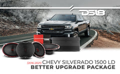 DS18 2016-2021 Chevy Silverado 1500 LD Front and Back Doors Speakers Better Upgrade/Replacement Package 1800 Watts - DS18