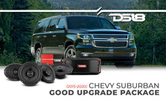 2015-2020 Chevy Suburban Front and Back Doors Speakers Good Upgrade/Replacement Package 1600 Watts - DS18