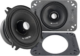 Orion CM454 - 4 Inch (With 4x6 Inch Adapter Plate) 4 Ohm Midrange Speakers 100 Watts RMS (Pair)