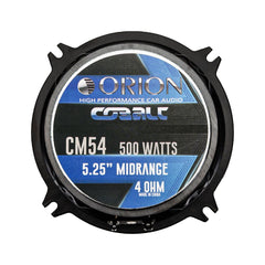 Orion CM54 - 5.25 inch 4 Ohm Midrange Speaker | 125W RMS Power & Precision Audio