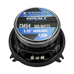 Orion CM54 - 5.25 inch 4 Ohm Midrange Speaker | 125W RMS Power & Precision Audio