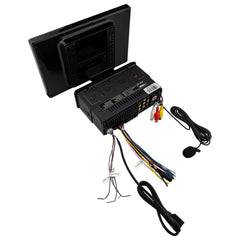 10.5" Floating Adjustable Modular Touchscreen Mechless Single-DIN Head Unit with Bluetooth, Apple Car Play, Android Mirror