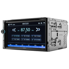 6.9" Touchscreen Double-DIN Headunit with DVD, Bluetooth, USB and Mirror Link - DS18