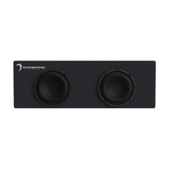 DESMB8D - Dual 8" Slot Vented Passive Subwoofer Enclosure (2 ohm )