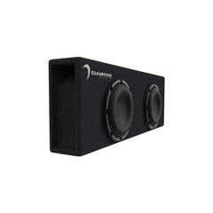DESMB8D - Dual 8" Slot Vented Passive Subwoofer Enclosure (2 ohm )