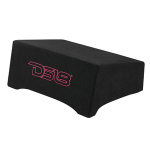 DFPU Under Seat 10” Shallow Subwoofer Enclosure | Sealed, Loaded, 600W RMS @ 2 Ohm - DS18