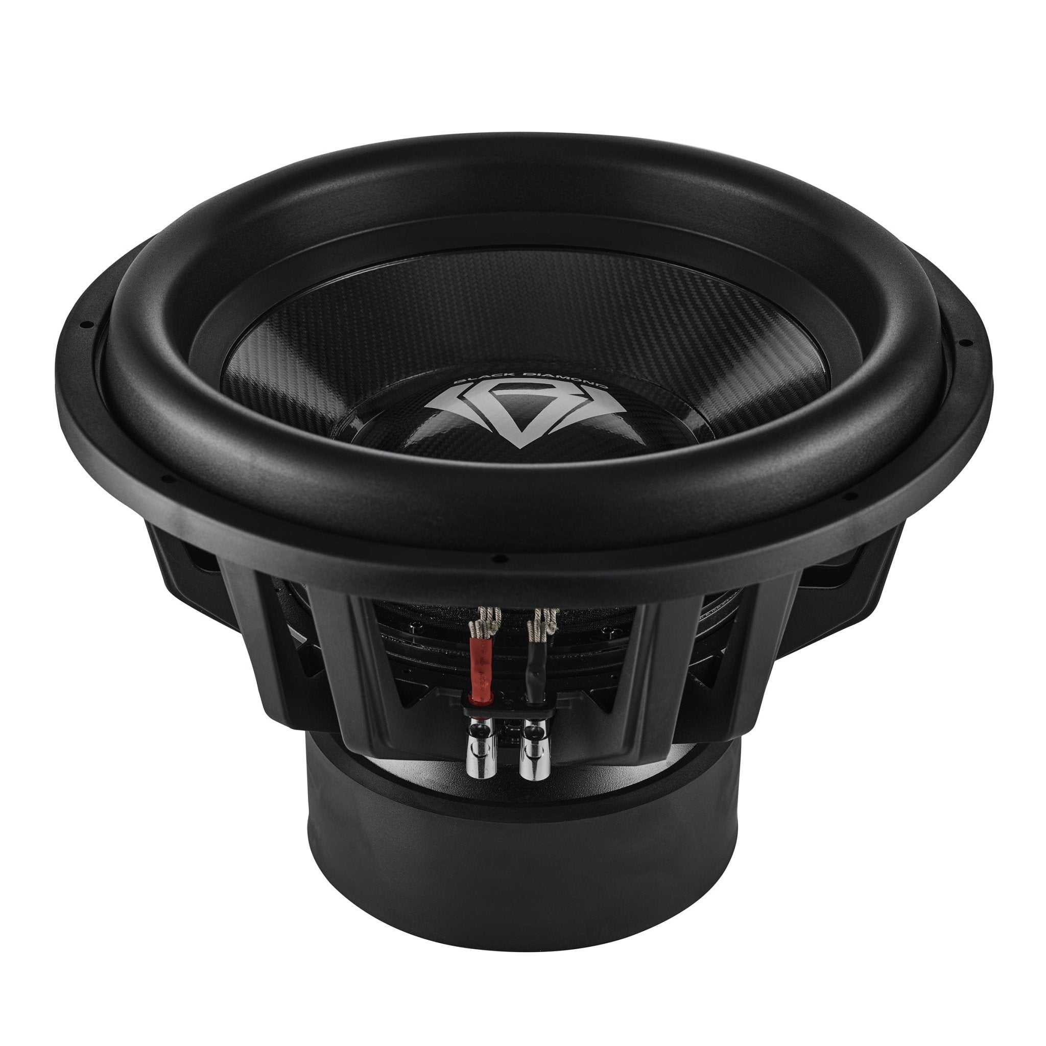 Black Diamond 18" High Excursion Subwoofer with Carbon Fiber Cone | 3500W RMS / 7000W Peak | Dual 2-Ohm Voice Coil - DS18