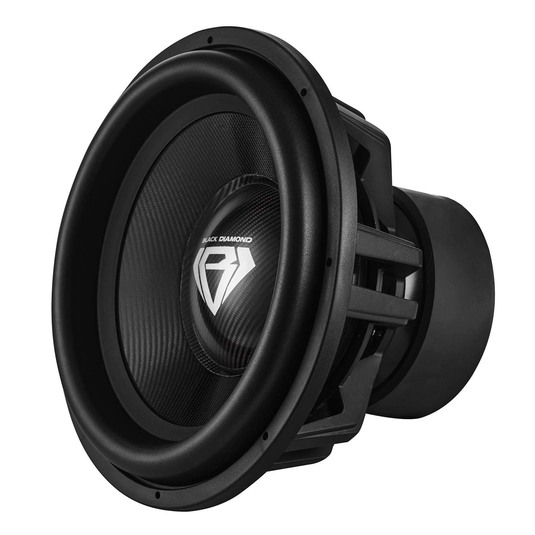 Black Diamond 18" High Excursion Subwoofer with Carbon Fiber Cone | 3500W RMS / 7000W Peak | Dual 2-Ohm Voice Coil - DS18