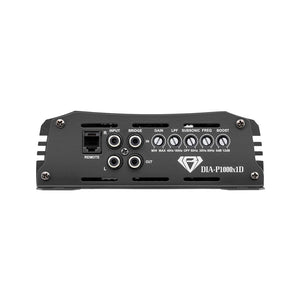 Black Diamond 1-Channel Class D Monoblock Amplifier | 1000W RMS at 1-Ohm - DS18