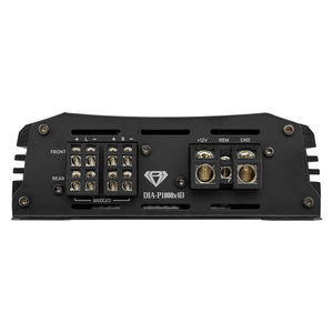 Black Diamond Class D 4-Channel Full Range Amplifier | 200W RMS X 4 at 4-Ohm - DS18