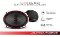 DS18 2012-2021 RAM 2500 Crew and Quad Cab Front and Back Doors Speakers Best Upgrade/Replacement Package 1800 Watts - DS18