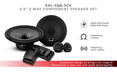 DS18 2012-2021 RAM 3500 Crew and Quad Cab Front and Back Doors Speakers Best Upgrade/Replacement Package 1800 Watts - DS18