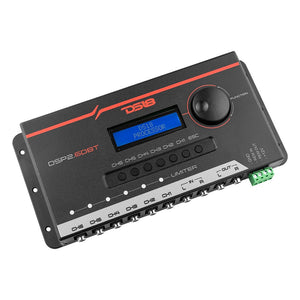 2-Channel In and 6-Channel Out Digital Sound Processor (DSP) with Bluetooth and LCD Screen - DS18