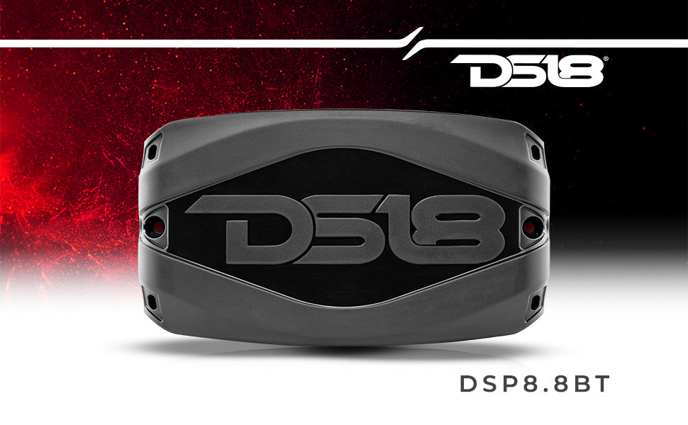 8-Channel In and 8-Channel Out Digital Sound Processor (DSP) with Bluetooth - DS18