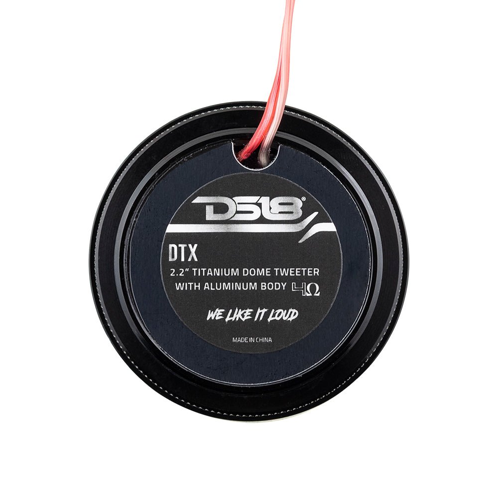 2.2" Dome Neodymium Tweeter with Aluminum Body 30 Watts 1" Titanium 4-Ohm Vc - DS18