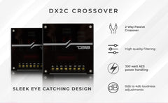 DX 6.5" 2- Way Component Speaker System With Kevlar Cone 230 Watts Rms 4-Ohm - DS18