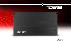 Deluxe 4-Channel Compact Class D Amplifier 4 X 150 Watts Rms @ 4-Ohm - DS18