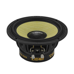DXQ 6.5" 2-Way Component Speaker Set with Yellow Straw + Composite Foam Cone | 150W RMS 4-Ohm - DS18