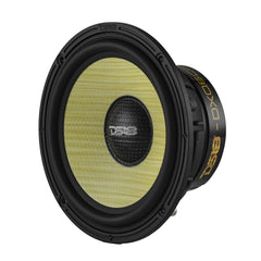 DXQ 6.5" 2-Way Component Speaker Set with Yellow Straw + Composite Foam Cone | 150W RMS 4-Ohm - DS18