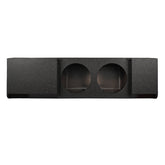 Subwoofer Enclosure for 2009-Up Ford F-150 and 2017-2026 Super Duty F-250/F-350 Crew Cabs, Dual 12" Under Rear Seat Down-Fire