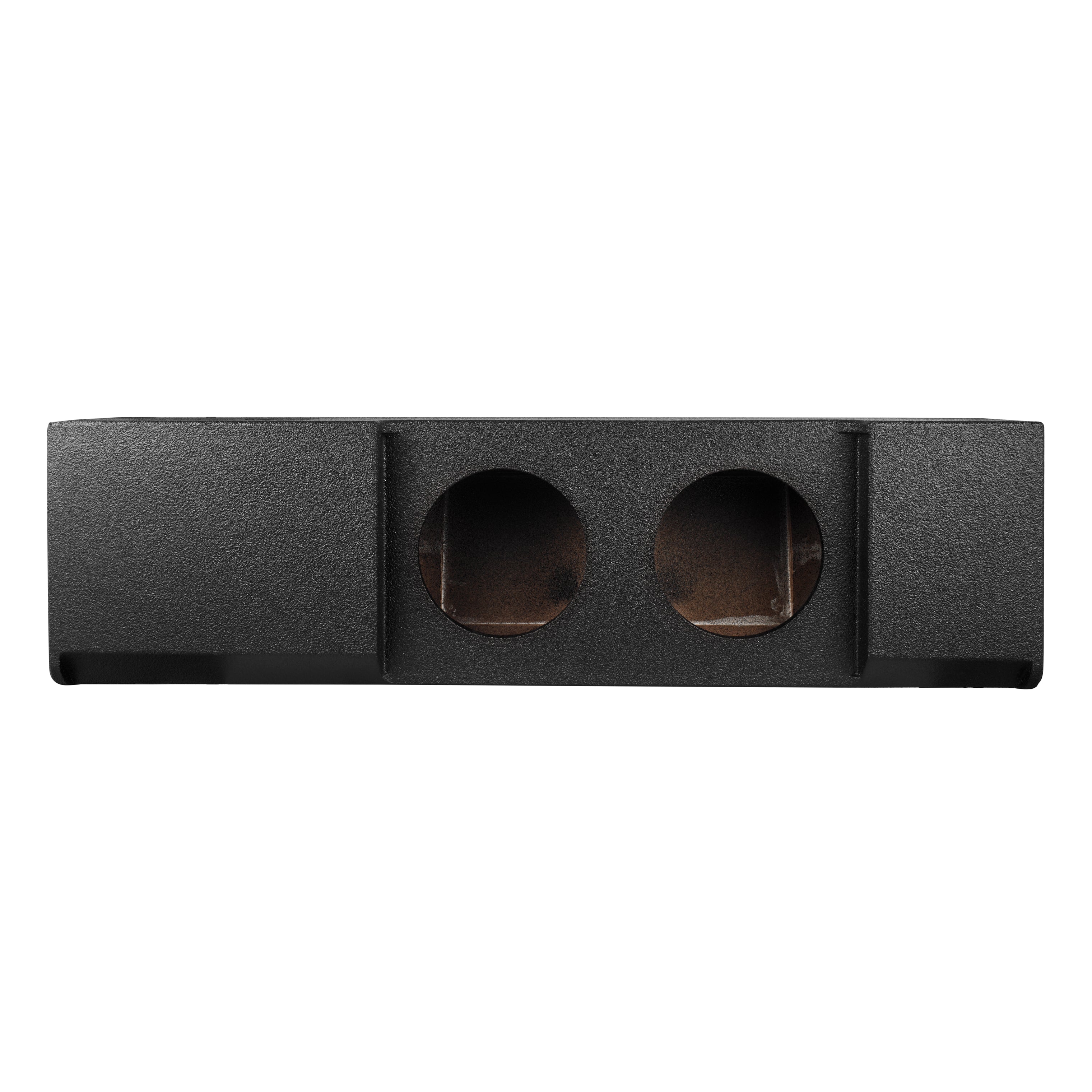 Subwoofer Enclosure for 2009-Up Ford F-150 and 2017-2026 Super Duty F-250/F-350 Crew Cabs, Dual 10" Under Rear Seat Down-Fire