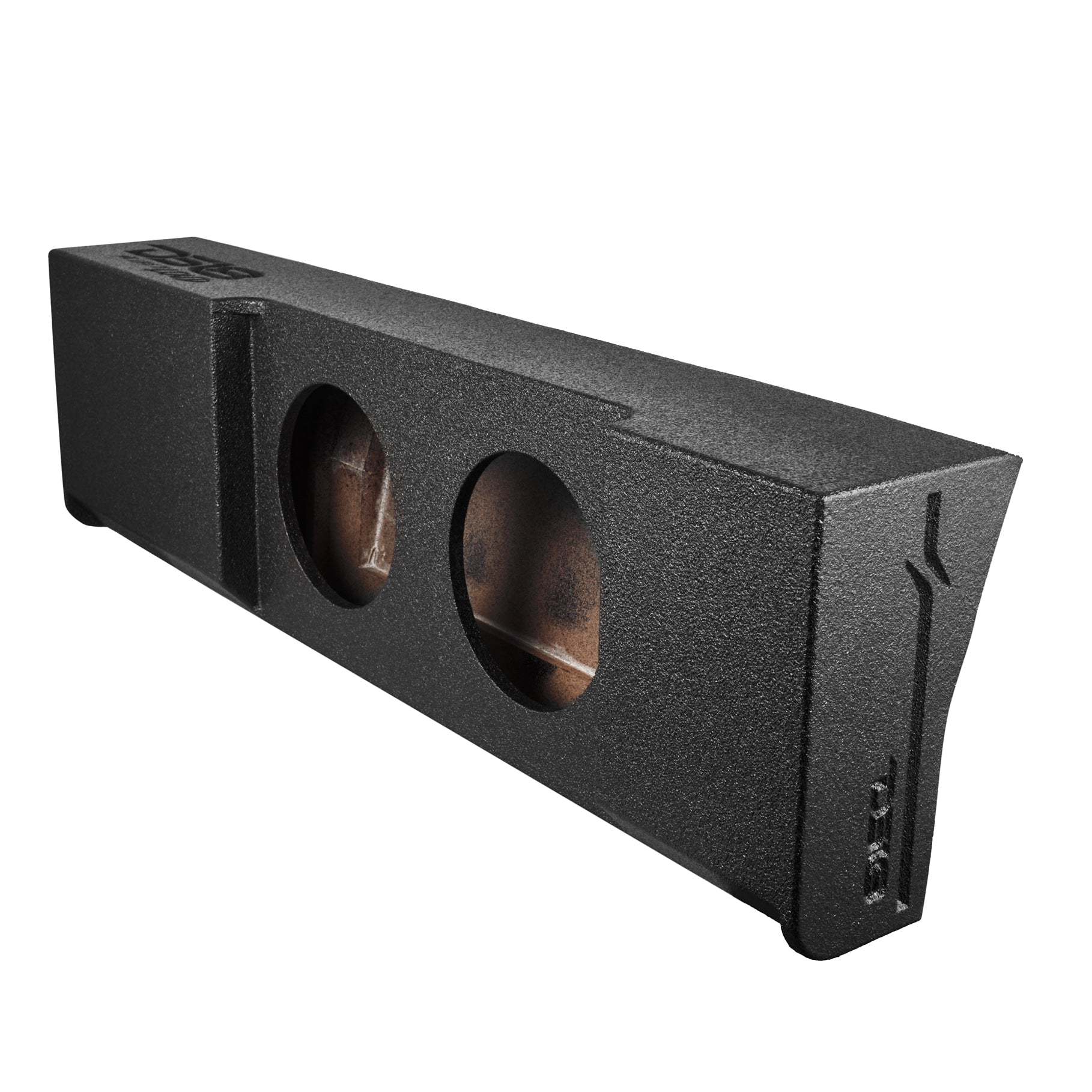 Subwoofer Enclosure for 2009-Up Ford F-150 and 2017-2026 Super Duty F-250/F-350 Crew Cabs, Dual 10" Under Rear Seat Down-Fire