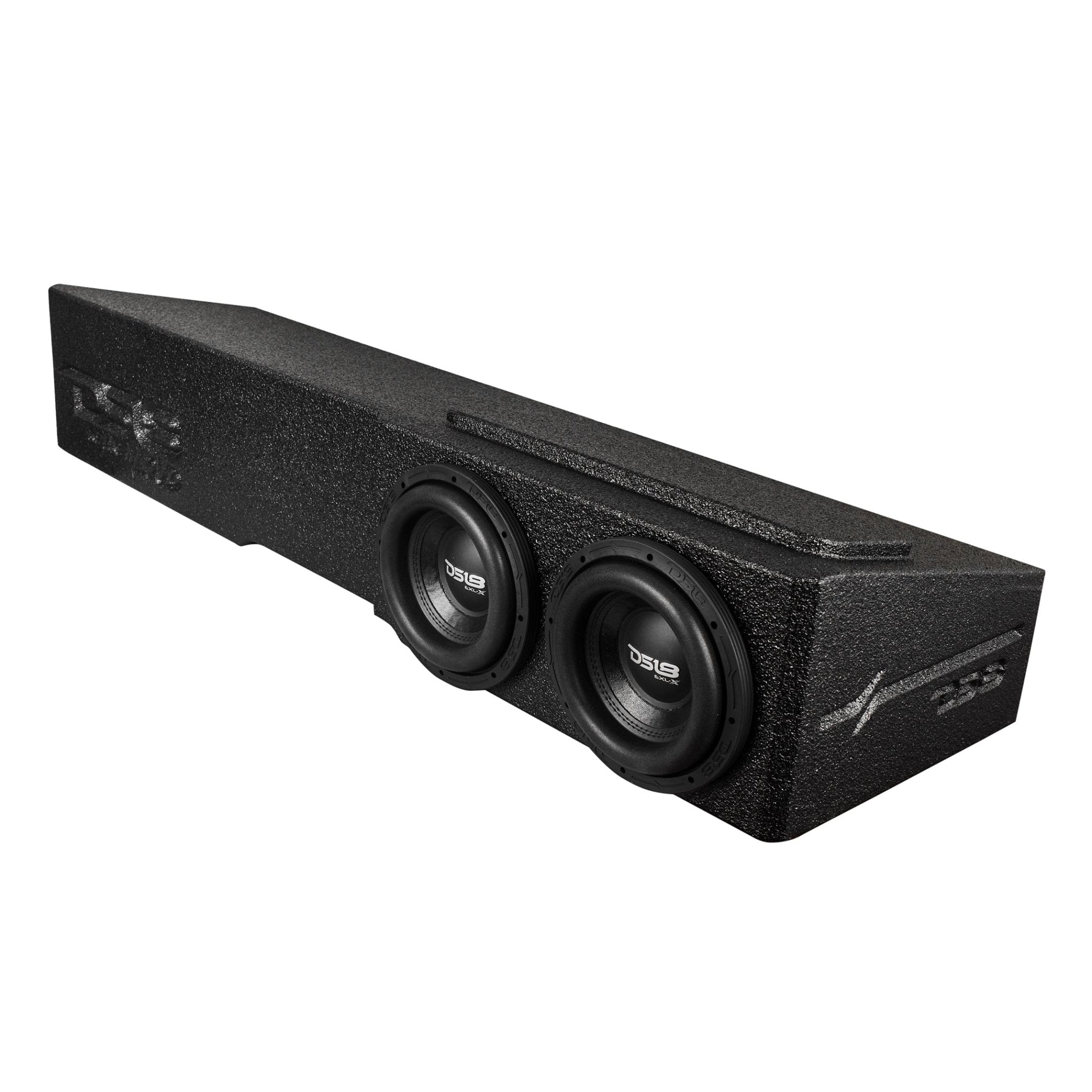Loaded 2 x 8" Subwoofer Enclosure for Chevy/GMC Crew Cabs (2007-2026) and Ford F-150/Super Duty Crew Cabs (2009-2026) - DS18