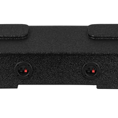 Subwoofer Enclosure for 2007-2026 Chevy/GMC and 2009-2026 Ford F-150/Super Duty Crew Cabs, Quad 8" Under Rear Seat Front-Fire