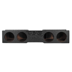 Subwoofer Enclosure for 2007-2026 Chevy/GMC and 2009-2026 Ford F-150/Super Duty Crew Cabs, Quad 8" Under Rear Seat Front-Fire