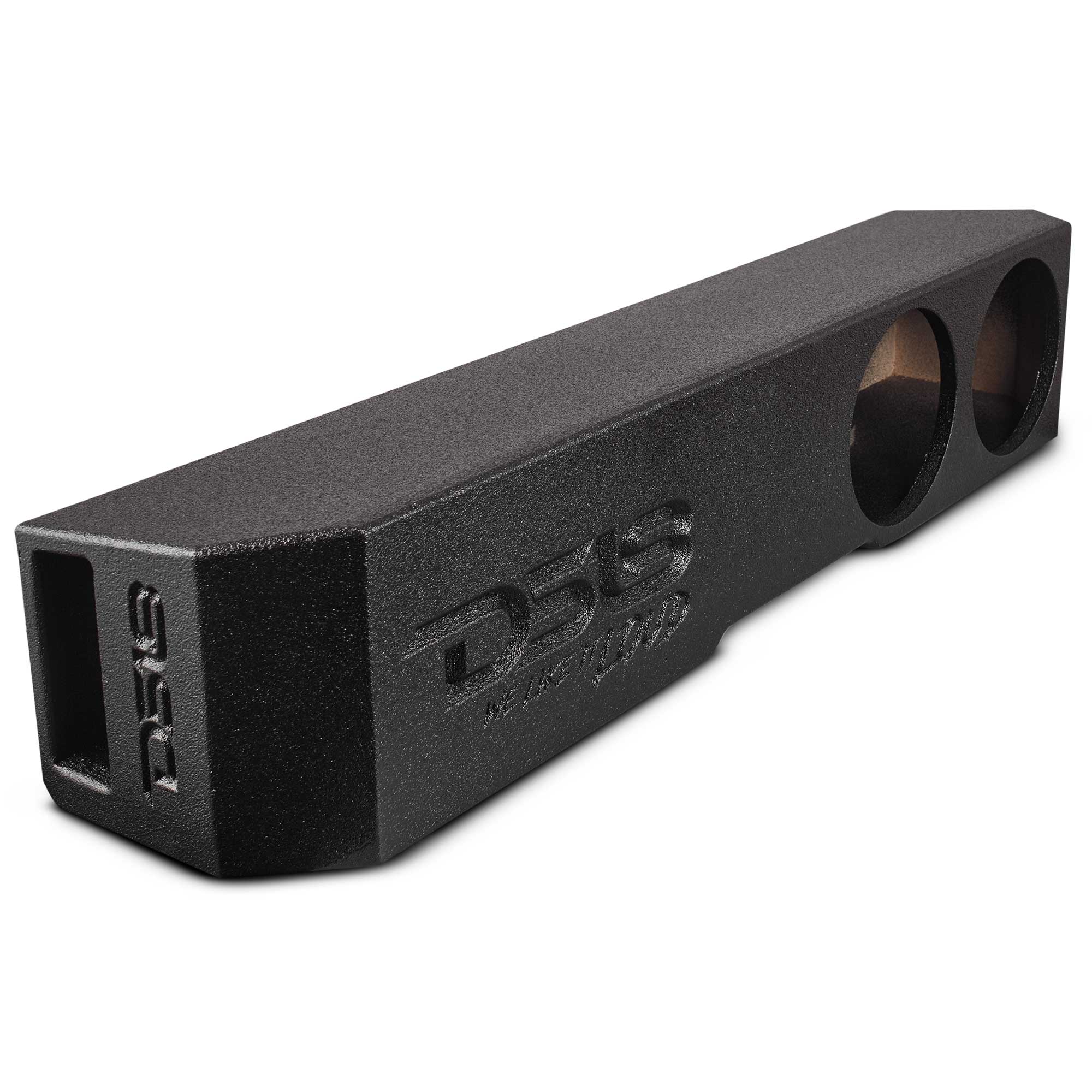 Subwoofer Enclosure for Dual 8" Subwoofers, Under Rear Seat Front-Fire Ported Box for Trucks - DS18