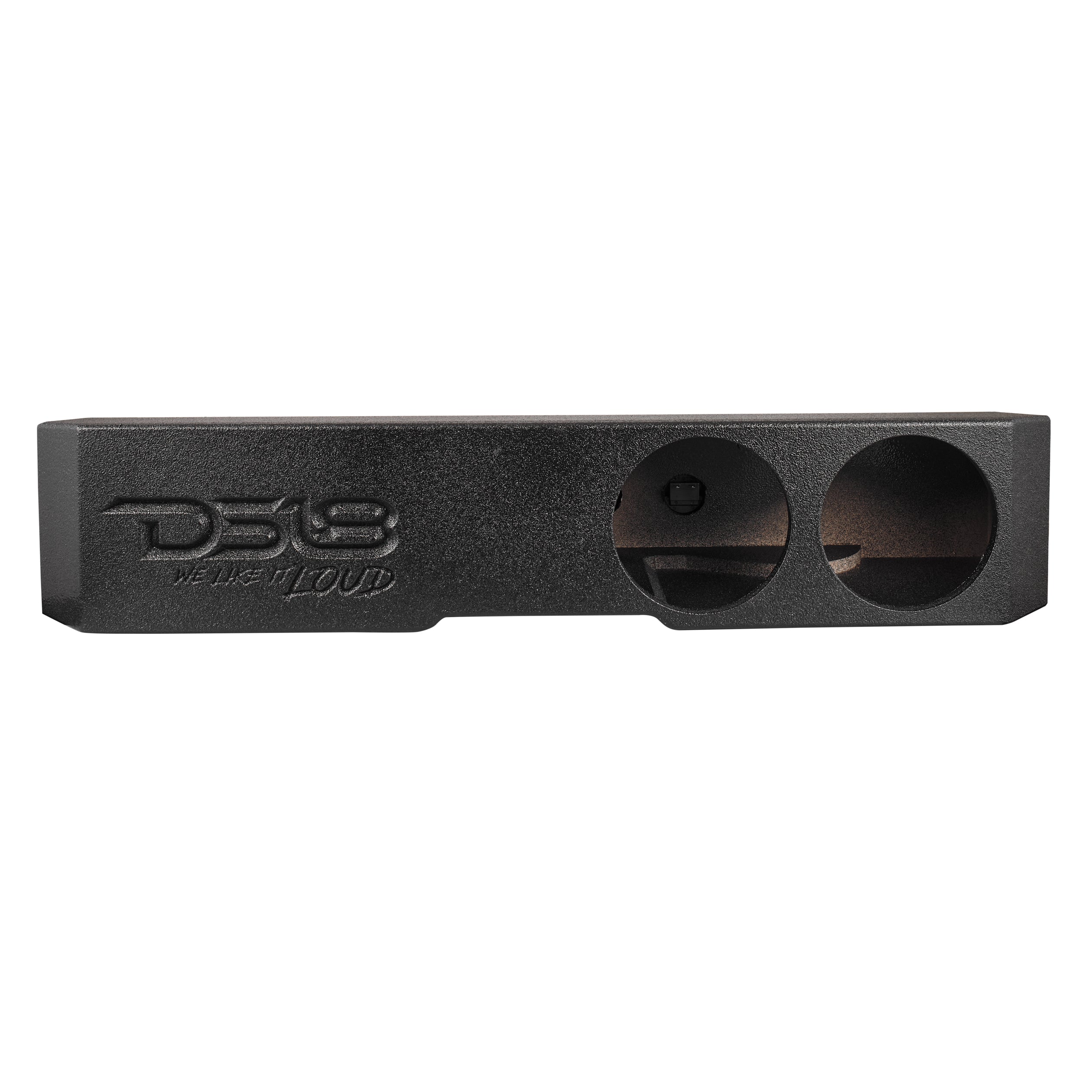 Subwoofer Enclosure for Dual 8" Subwoofers, Under Rear Seat Front-Fire Ported Box for Trucks - DS18