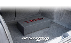10" Loaded Shallow Down Fire Subwoofer Enclosure 300 Watts Rms - DS18