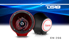 6.5” Universal Flat Mount Kick Panel Speaker Pod – Jet Skis, Jeeps, Motorcycles – RGB LED Lights - DS18