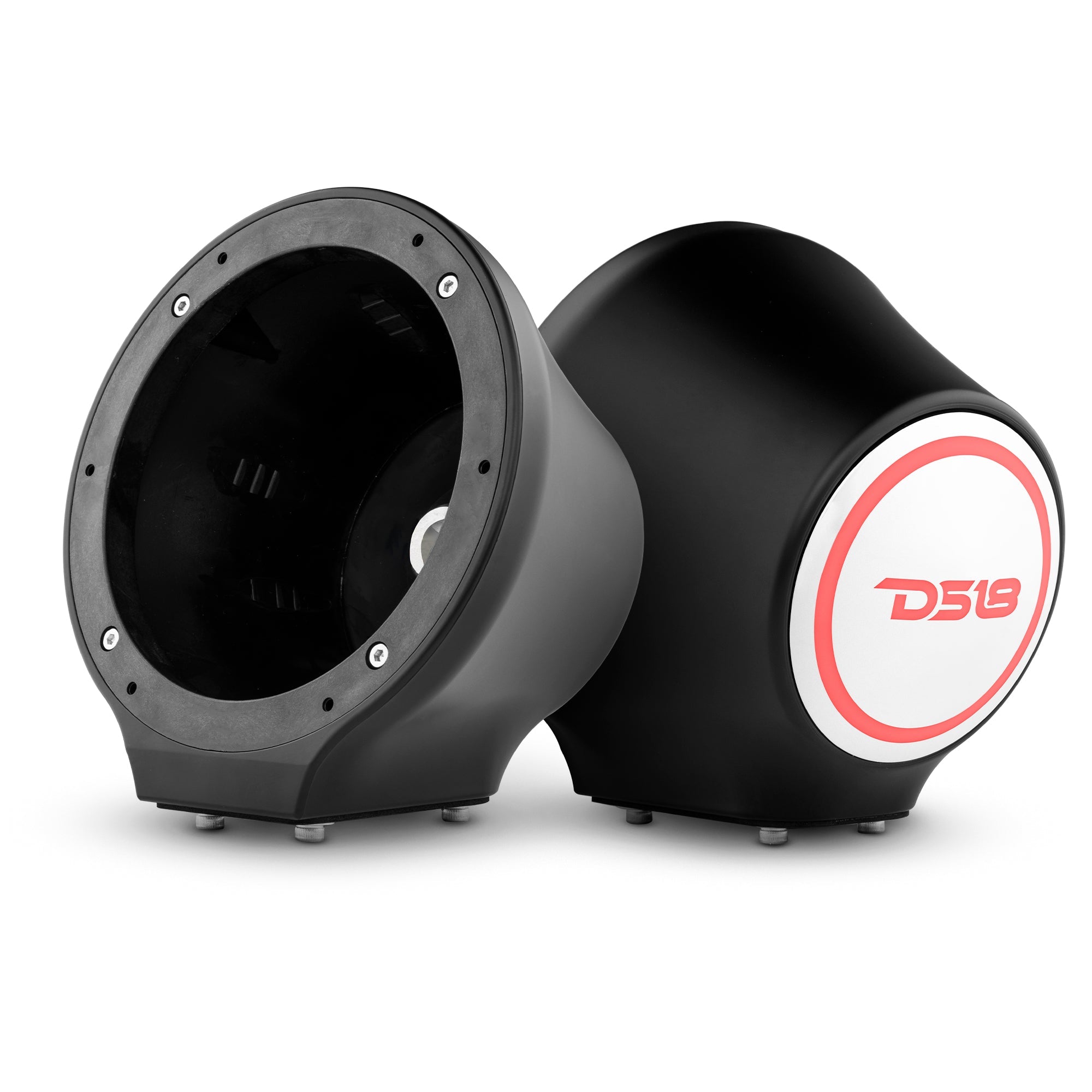 6.5” Universal Flat Mount Kick Panel Speaker Pod – Jet Skis, Jeeps, Motorcycles – RGB LED Lights - DS18