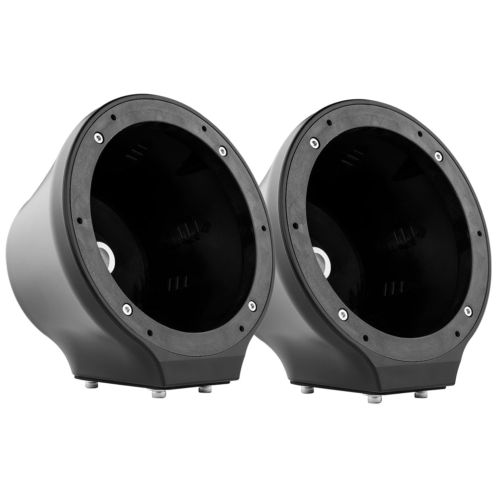 6.5” Universal Flat Mount Kick Panel Speaker Pod – Jet Skis, Jeeps, Motorcycles – RGB LED Lights - DS18