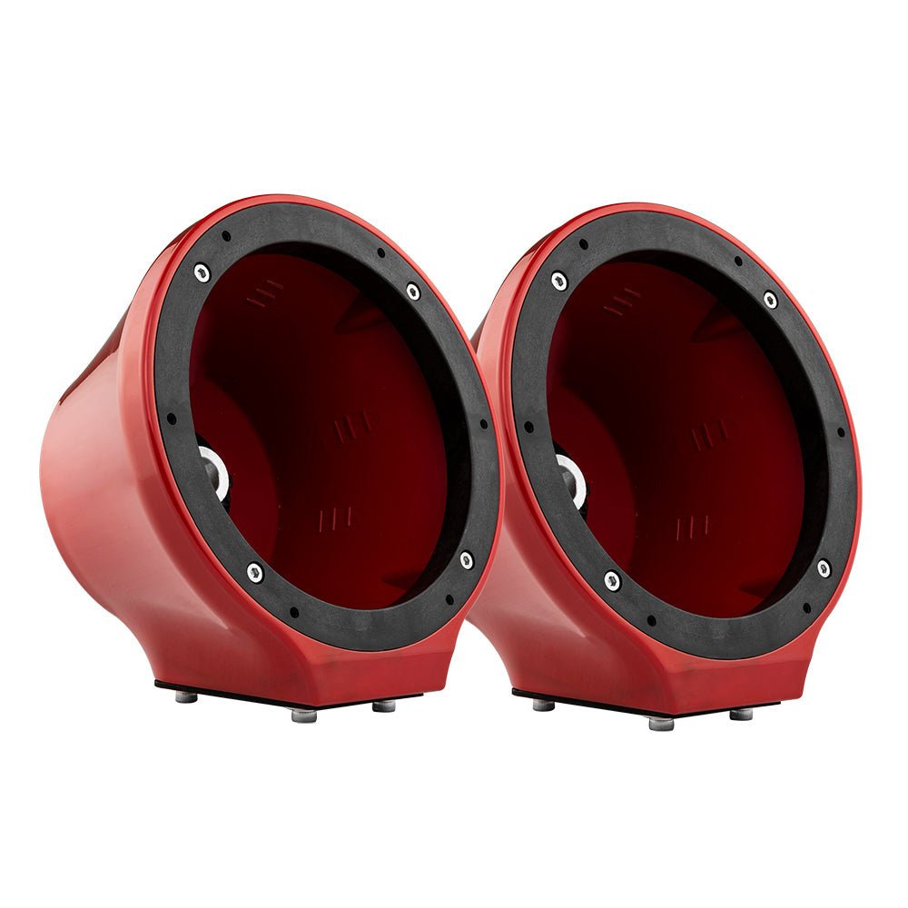 6.5” Universal Flat Mount Kick Panel Speaker Pod – Jet Skis, Jeeps, Motorcycles – RGB LED Lights - DS18