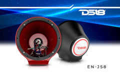 8” Universal Flat Mount Kick Panel Speaker Pod – Jet Skis, Jeeps, Motorcycles – RGB LED Lights - DS18
